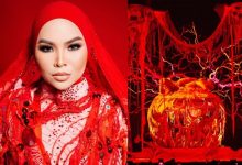 #AJL39: Netizen Terkesima Fesyen Aina Abdul Berkonsepkan Sains Biologi – ‘Pertama Kali Tengok Sel Darah Merah Menyanyi’