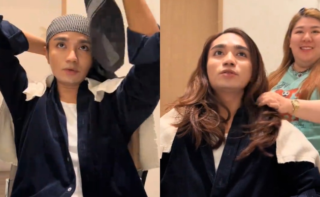 [VIDEO[ Ojen Kongsi Video Gunting Rambut, ‘Colour’ Rambut & Barber Wanita Jadi Perhatian – ‘Di Sebalik Serban Ada Rambut Berwarna’