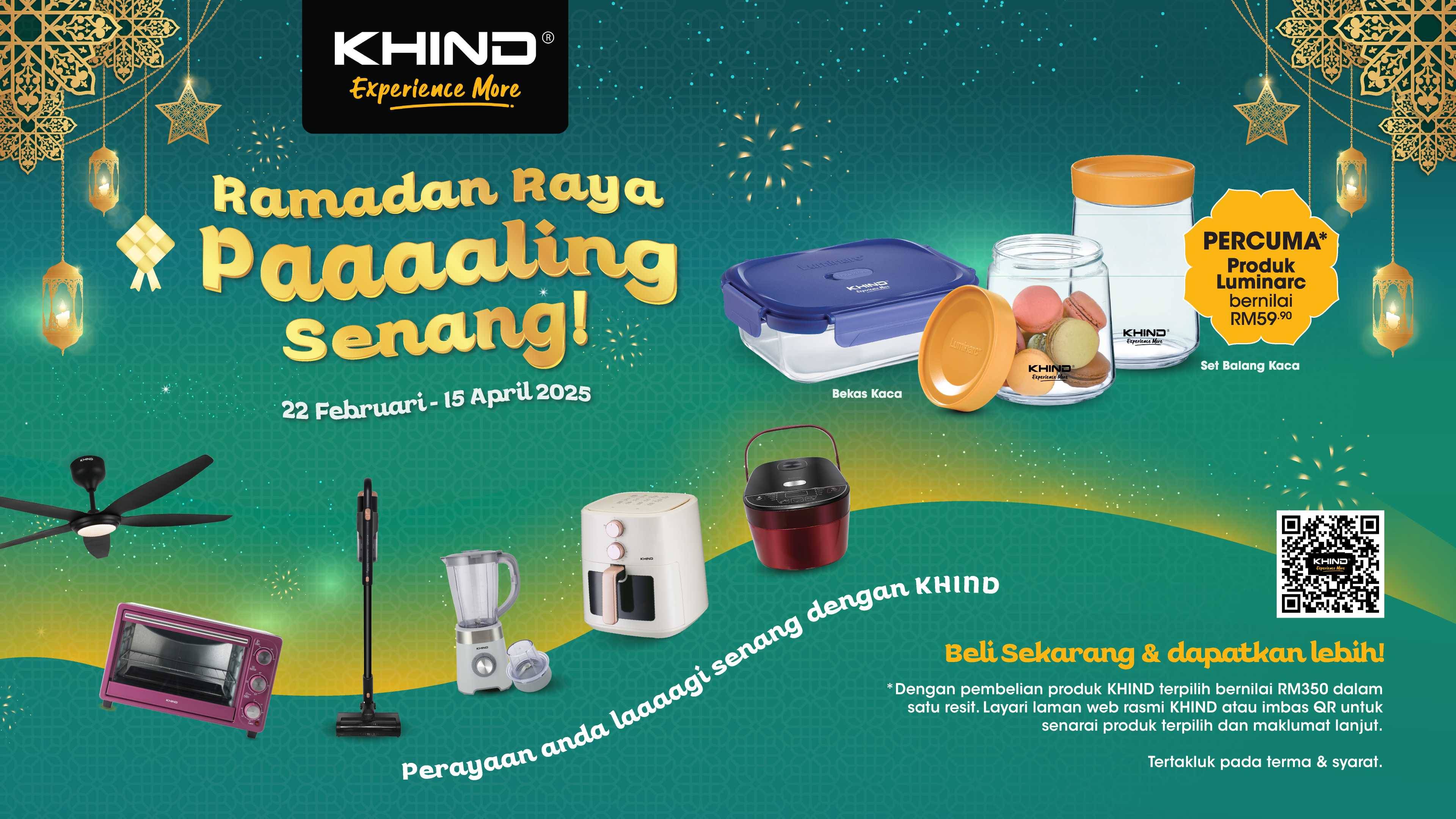 Ramadan & Raya Tanpa Stress! KHIND Mudahkan Kerja Rumah, Lebih Masa Dengan Famili!