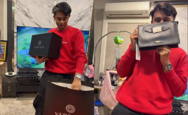 [VIDEO] Kak KM Beli Hadiah Beg Jenama Mewah Sempena Hari Lahir Teman Lelaki Anak, Netizen Komen – ‘Untung Mak Mentua Bagi’