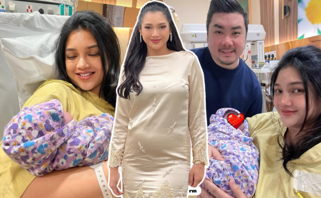 Atikah Suhaime Selamat Bersalin Anak Perempuan, Beri Nama Lyla Mulan Teh