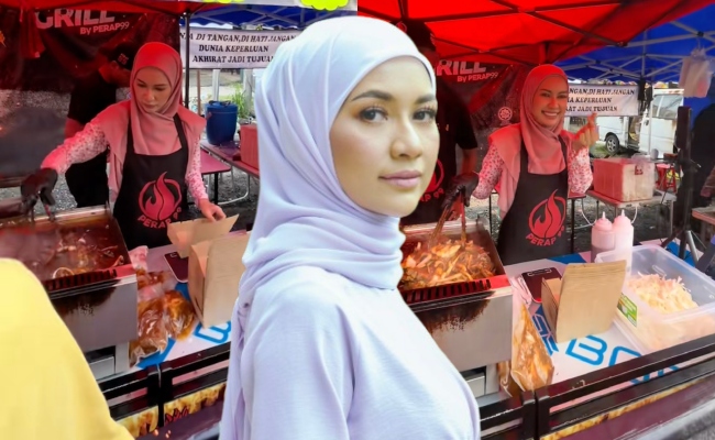 [VIDEO] Zara Zya Giat Tambah Pendapatan, Berniaga Kambing ‘Grill’ Di Bazar Ramadan – ‘Terima Kasih Yang Support’