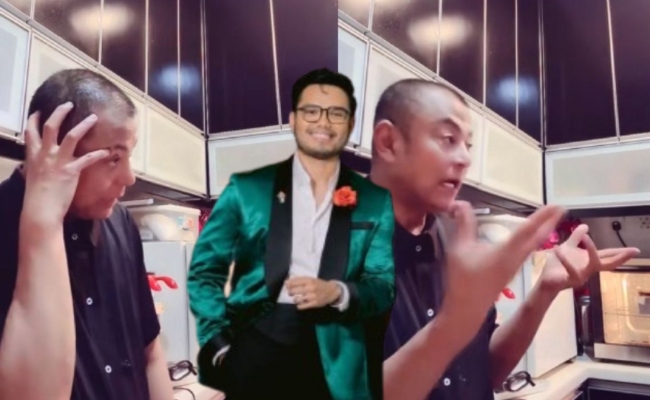 [VIDEO] Pak Nil Bebel Kek Pisang Coklat Khairul Aming Tak Menjadi – ‘Aku Ini Baru, Ajar La Betul-Betul’
