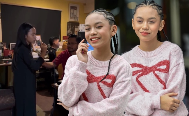 [VIDEO] Talita Berlatih Nyanyi Lagu Kesetiaan, Netizen Puji – ‘Dapat Dekat Tangan Ajai, Lahirlah Satu Bintang’