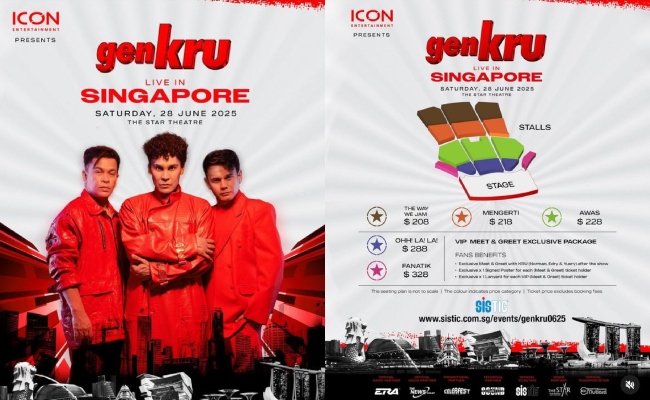 GenKRU Bakal Gegarkan Singapura Pada 28 Jun Ini, Janjikan Eksklusiviti Buat Peminat