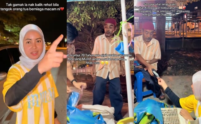[VIDEO] Tak Sampai Hati Tengok Warga Emas Berniaga Tepi Jalan, Kieda Crepe Tolong Habiskan Jualan – ‘Saya Beli Semua Kemudian Pak Cik Balik Ya’