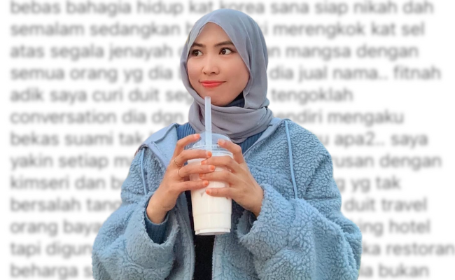 Kim Seri Didakwa Punca ‘Ex Husband’ Dipenjara, Bekas Kakak Ipar ‘Spill The Tea’ – ‘Bekas Suami Hadap Jenayah Yang Dia Buat’