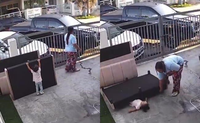 [VIDEO] ‘Influencer’ Bengang, Dakwa Bibik Tak Ada Rasa Kesian Tengok Anak Dihempap Divan – ‘Saya Menangis & Hati Tak Tenang Sepanjang 4 Jam Atas Awan’