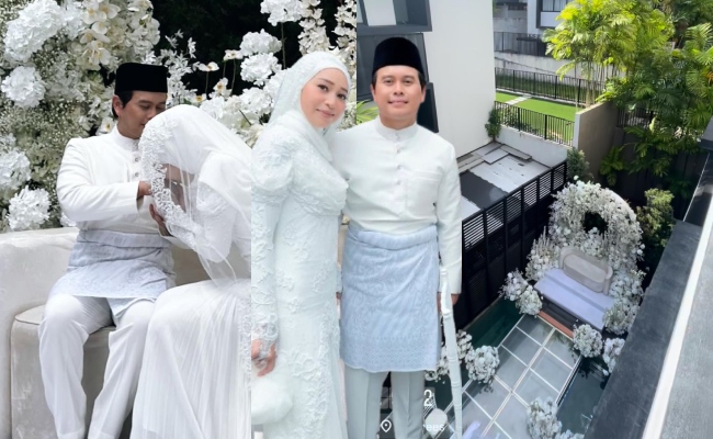 [FOTO] Jofliam & Dewi Buat Pelamin Atas Air, Hias Buggy Dengan Reben Pink & Netizen Tuntut Pizza Percuma