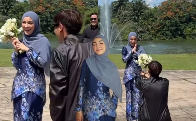 [VIDEO] ‘Simple’ Berbaju Kurung & Bertudung, Netizen Puji Eyka Farhana Tak ‘Overshadow’ Pengantin – ‘Dia Artis Pun Tak Beria’
