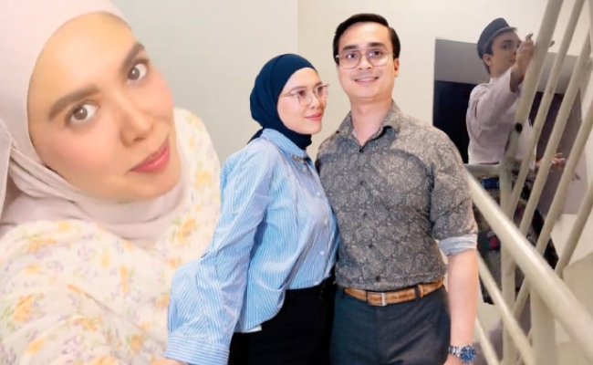 [VIDEO] Julia Farhana Tak Rela Naik Lif Terlalu Sesak, Suami Sanggup Teman Naik Tangga – ‘Sempit..Saya Takut’