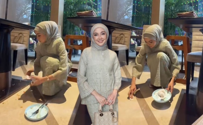 [VIDEO] Nurin Afiqah Raih Pujian, Kemas Sepah Sisa Makanan Anak – ‘Salute Mak Yang Macam Ini’