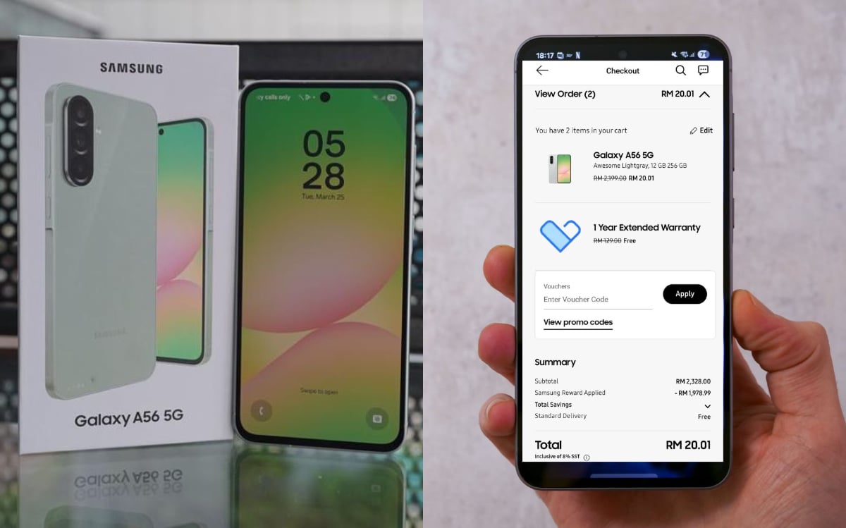 Beli Samsung Galaxy A56 5G Dengan Harga RM20? Ini Bukan Gimik Tapi Real Deal!