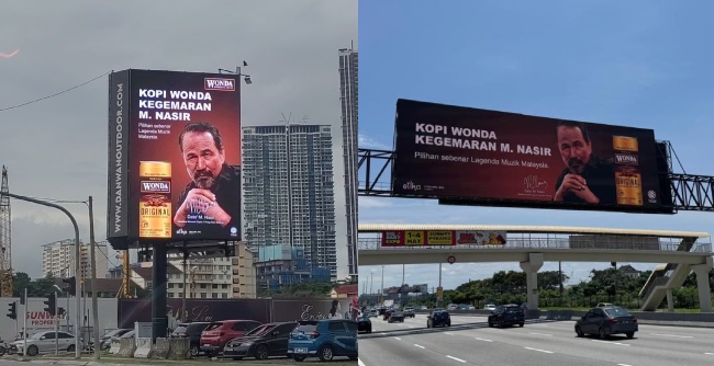 Nampak Tak Siapa Atas Billboard Wonda Tu? Legend Weh!