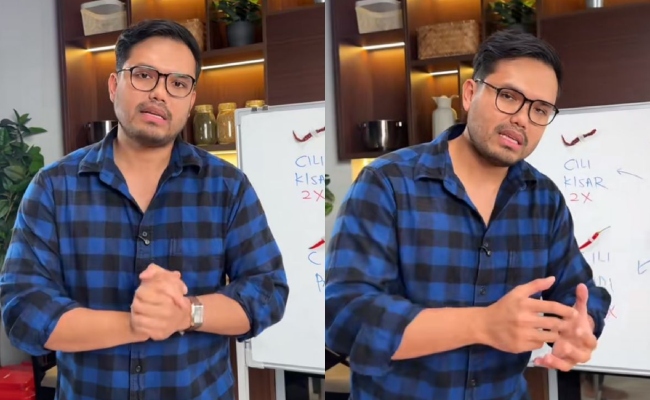 [VIDEO] Harga Dendeng Nyet Ekstra Pedas Naik RM1, Netizen Terhibur Dengan ‘Presentation’ Khairul Aming – ‘Kalau Macam Ini, Naik RM3 Pun Saya Beli’