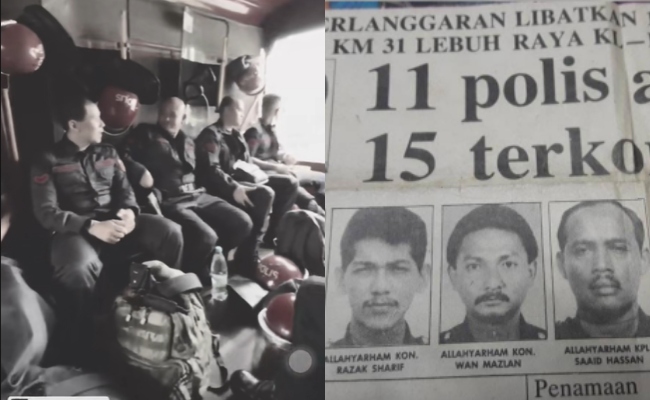 Kematian 10 Anggota FRU Imbau Semula Tragedi Di Karak 35 Tahun Lalu