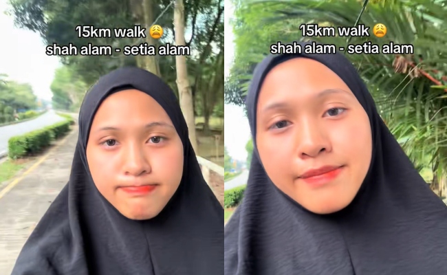 [VIDEO] Hamil Lima Bulan, Netizen Risau Siti Jamumall Jalan Kaki 15KM – ‘Bateri Telefon Saya Tinggal 1%’