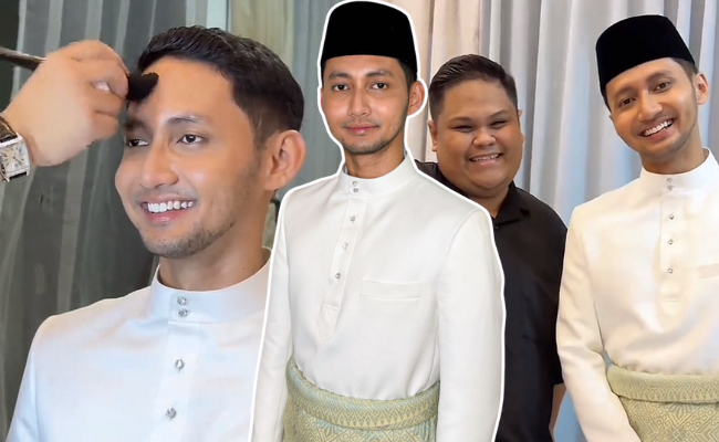 [VIDEO] Jurusolek Nikah Puji Kulit Sufian Suhaimi Bersih, Senang Nak ‘Makeup’