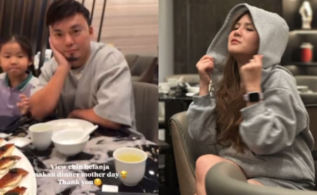 Meski Sudah Berpisah, Shermine Tetap Dihargai View Chin Sempena Hari Ibu – ‘Terima Kasih Belanja Dinner’