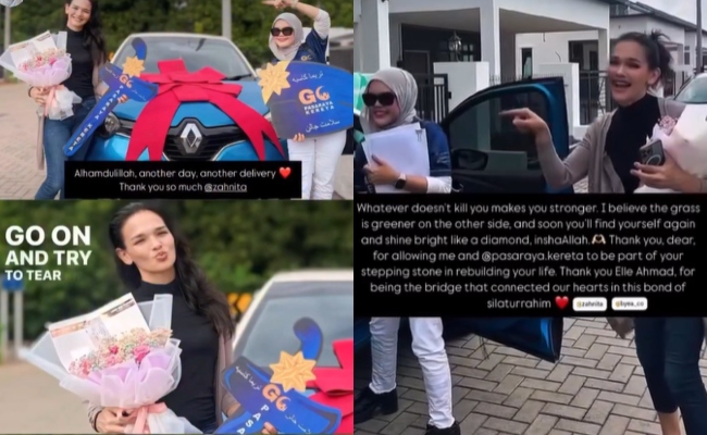 Zahnita Wilson Syukur Dapat Beli Kereta Baharu – ‘Lepas Ini Tak Payah Pakai Kereta Sewa Dah’