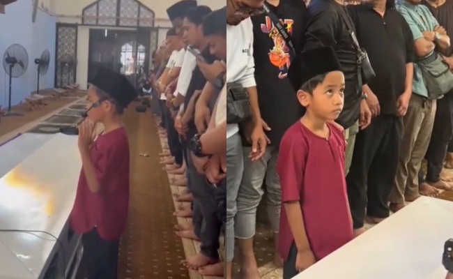 [VIDEO] Kanak-Kanak Usia Lapan Tahun Jadi Imam Arwah Ayah – ‘Anda Hebat Adik’