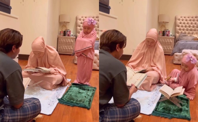 [VIDEO] Ryzal Ibrahim Bimbing Keluarga Dalami Islam, Netizen ‘Salute’ Usaha Berterusan
