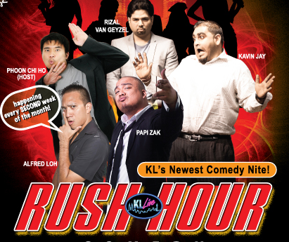 “Rush Hour Comedy” Rancangan Lawak Terbaru
