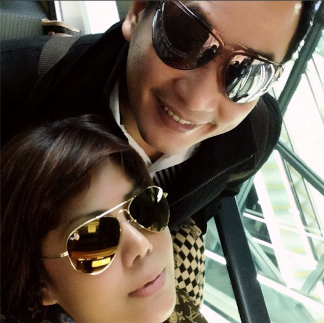 Foto : Dato’ AC Mizal & Isteri Terbang Ke Korea
