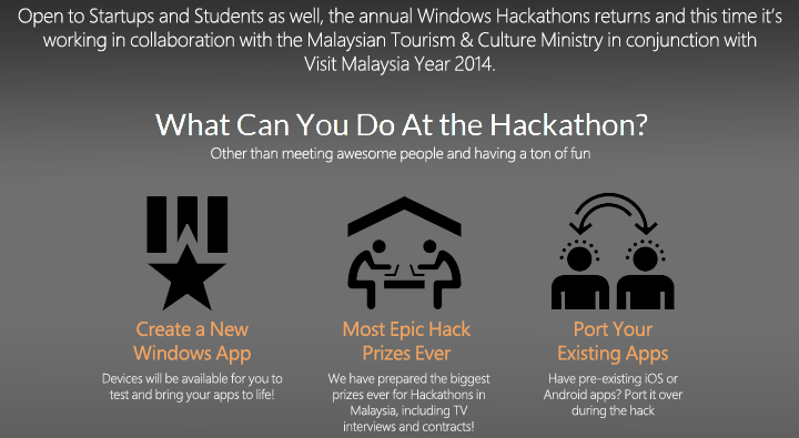 Bangunkan Aplikasi Untuk Windows Hackaton!