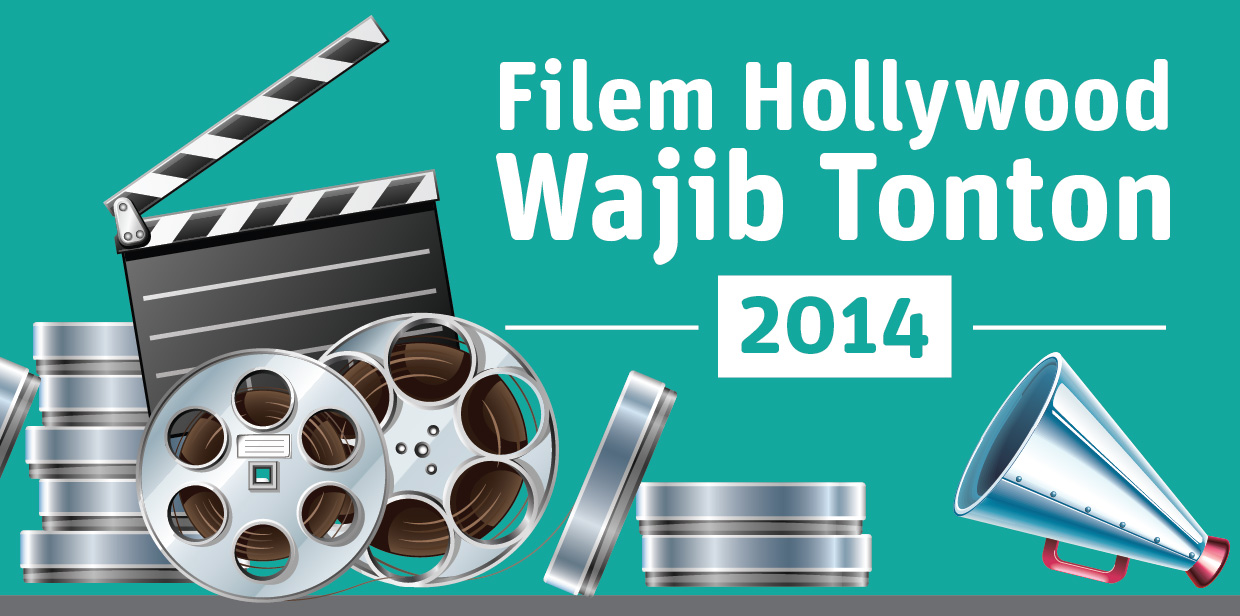 Infographic : Top 10 Filem Hollywood Wajib Tonton 2014