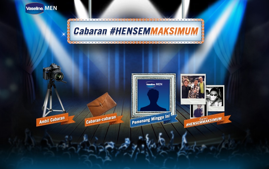 Peraduan : Vaseline Men Hadiahkan iPhone 5C Pada Lelaki Dengan Gaya #HensemMaksimum!