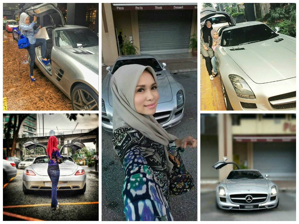 Ketahui 7 Rahsia Bagaimana Wanita Cantik Ini Mampu Memiliki Mercedes SLS SMG Gull Wing Door