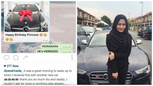 Wow! Dapat Mercedez Di Hari Lahir Ke-17 Tahun. Siapakah 