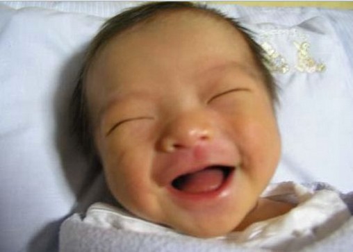 happy Asian baby picture