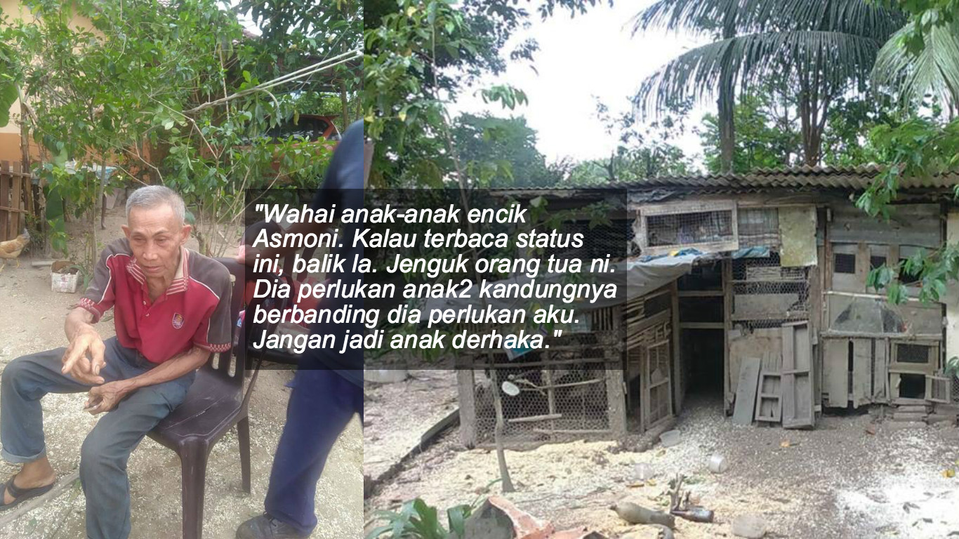 Sedih Kenang Nasib Bapa Orang Lain, Lelaki Ini Seru Jangan Jadi Anak Derhaka