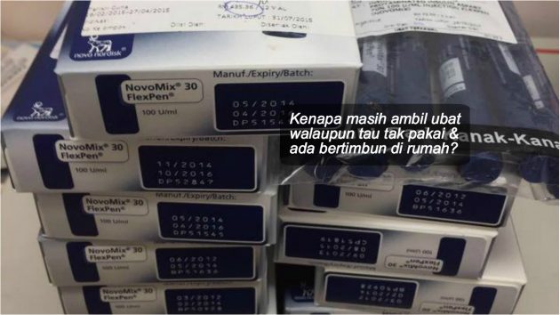 RM3200 Masuk Tong Sampah – 'Bertimbun' Insulin Luput 