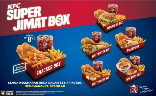 KFC Kini Kembali Dengan Super Jimat Box Yang Memang Puas Hati! Sedap Beb!