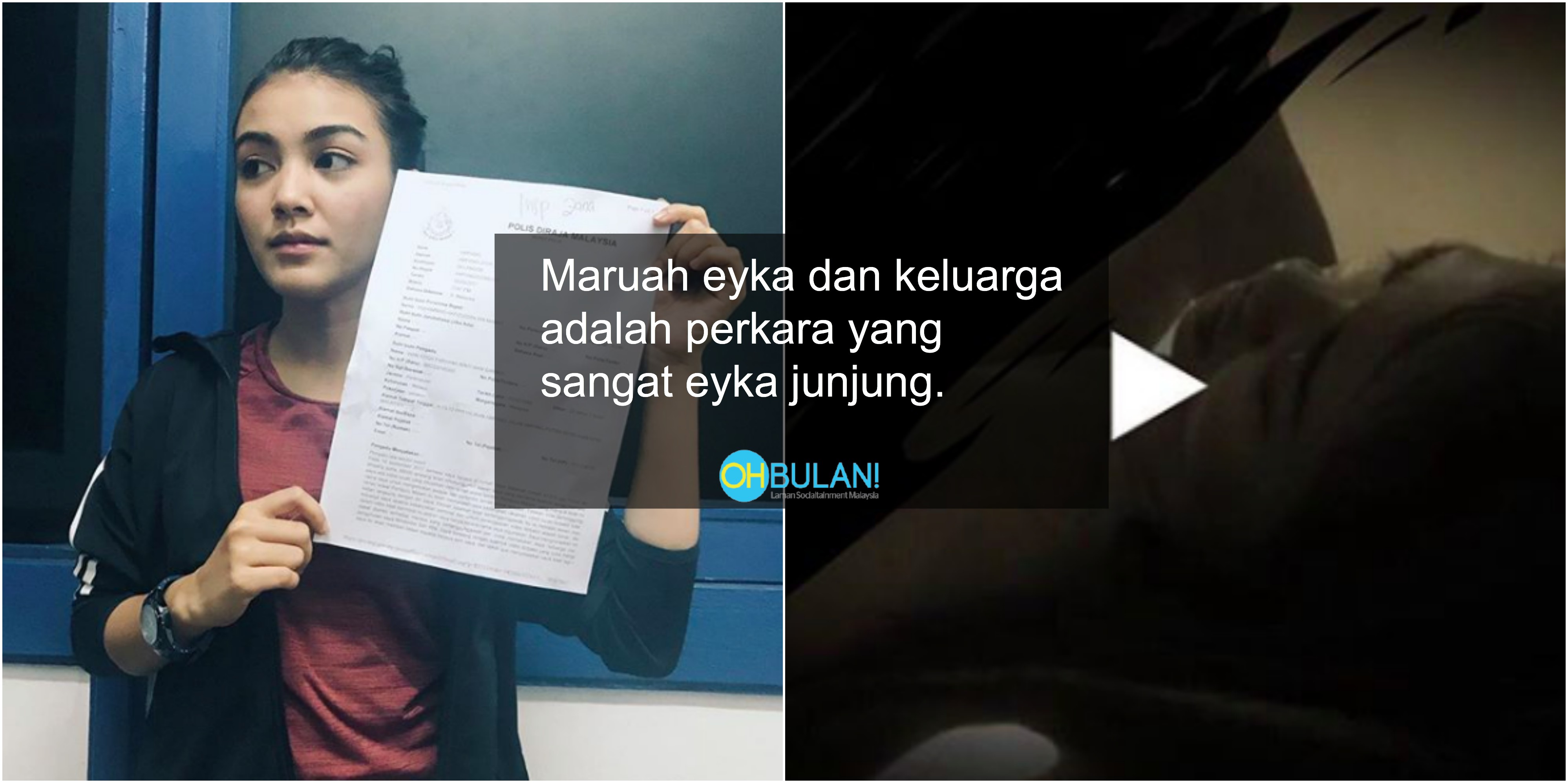 ‘Jangan Main-Main Dengan Maruah’ – Kontroversi Video Lucah, Eyka Farhana Berang