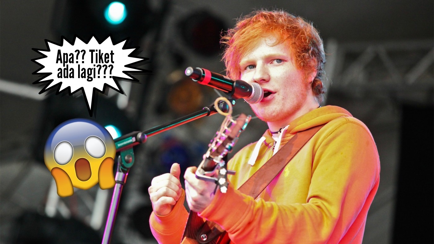 Tiket Konsert Ed Sheeran Dah Sold Out, Ini Cara Untuk Tengok Idola Korang Nyanyi ‘Live’ Depan Mata