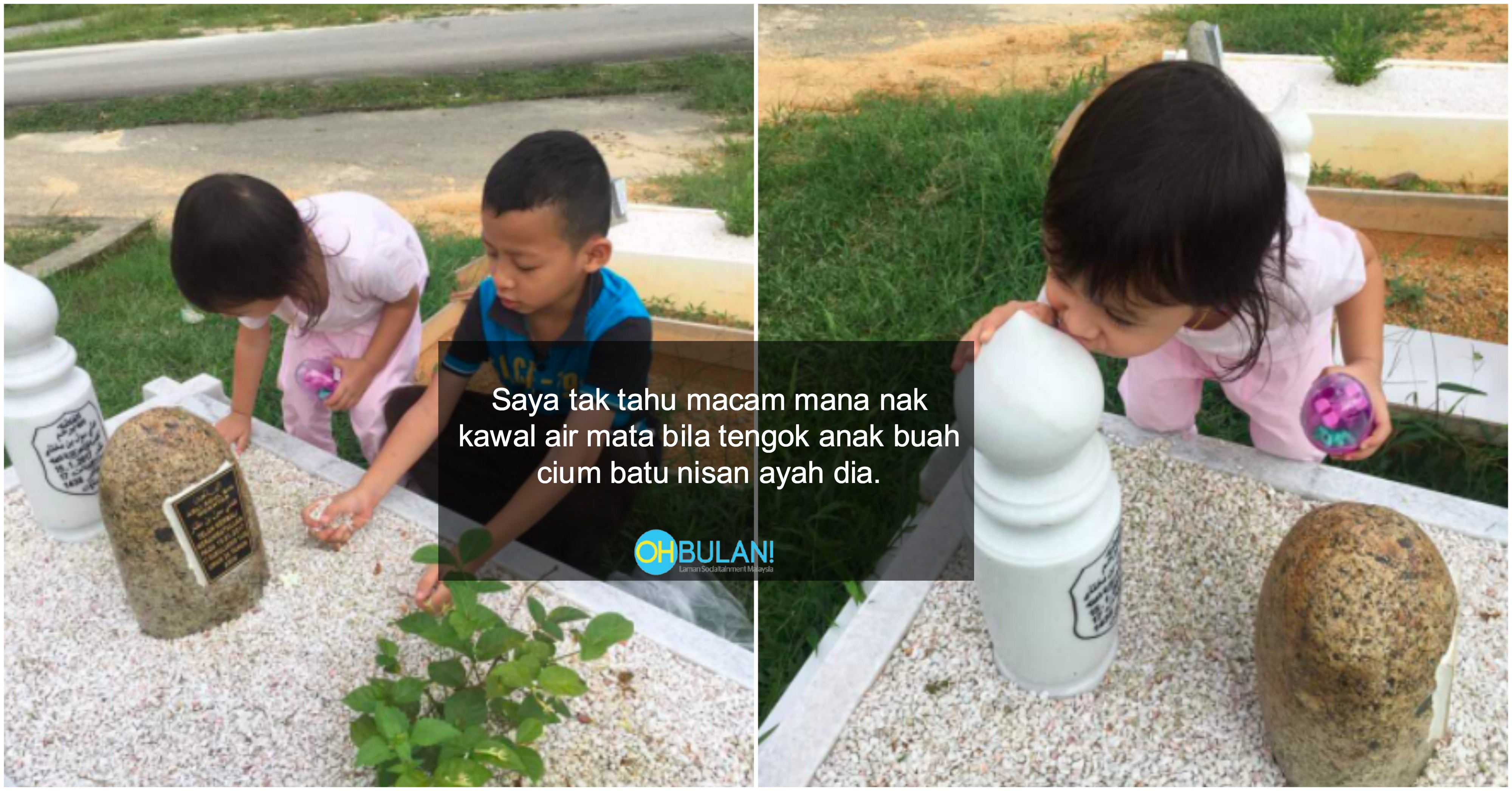 VIDEO] Ayah Meninggal Dunia Kemalangan, Reaksi Kanak-Kanak Cium 