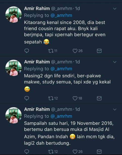 ‘7 Tahun Kenal Tapi Tak Bertegur’ – Hanya Mesej 3 Hari, Pasangan Ini Akhirnya Berkahwin..Bersemut Weh!