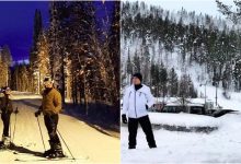 [FOTO&VIDEO] Anzalna & Suami Bercuti Ke Finland. Untunglah Main Ski
