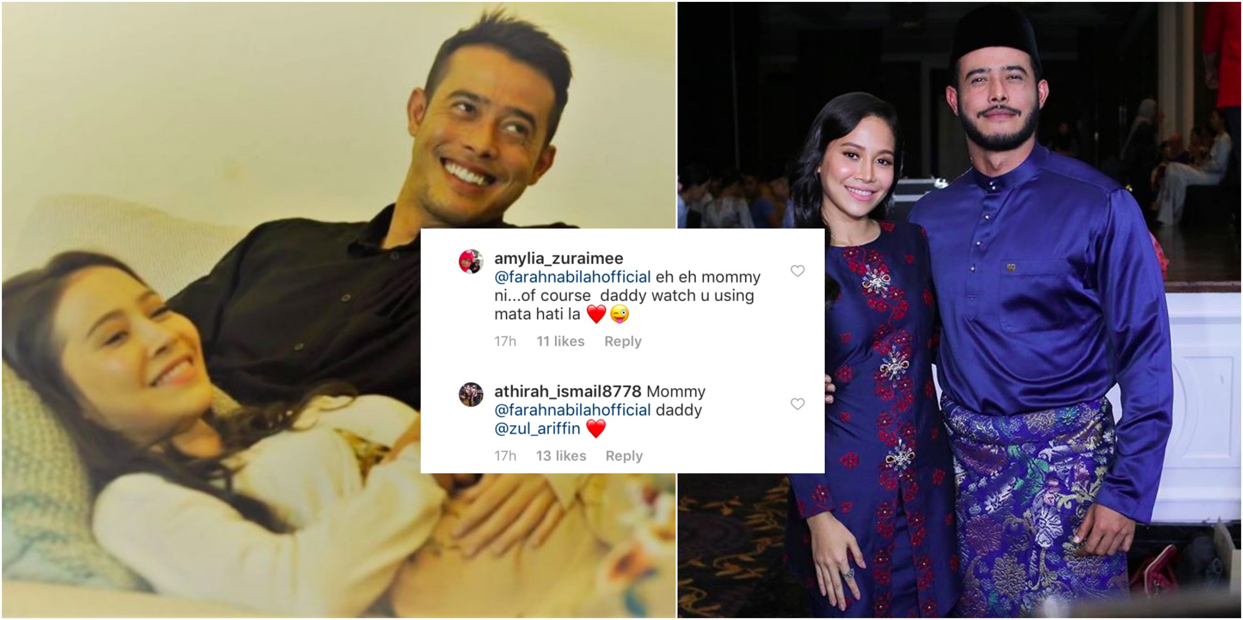 ‘Nak Tengok Mummy Shark Je’- Farah Nabilah & Zul Ariffin Berbalas Komen Di Instagram, Ada Sesuatu Ke Tu?