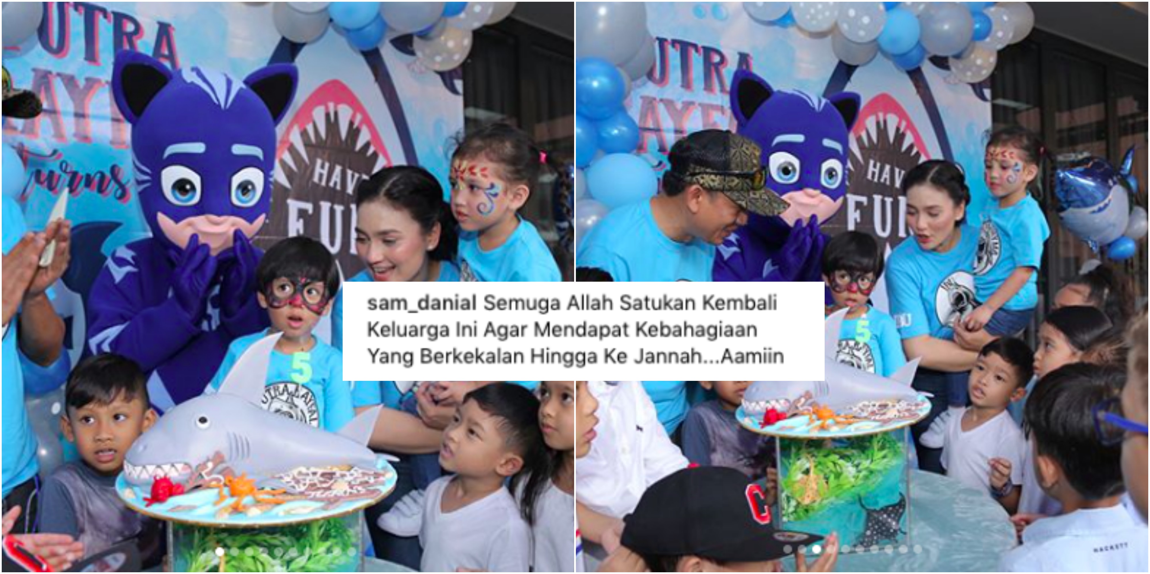 [FOTO] Sambut Hari Jadi Anak Bersama, Peminat Doakan Jodoh Fasha Sandha & Jejai Kembali?