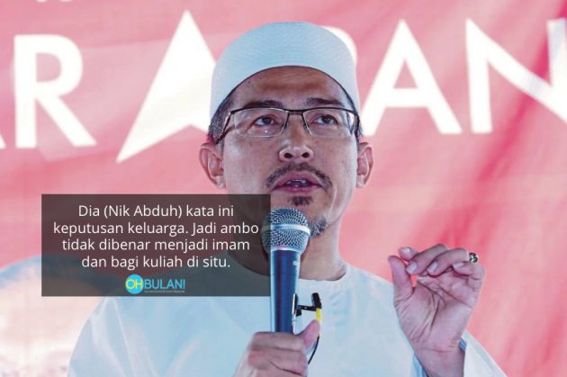 ‘Ini Harga Yang Terpaksa Ambo Tanggung’ – Nik Omar