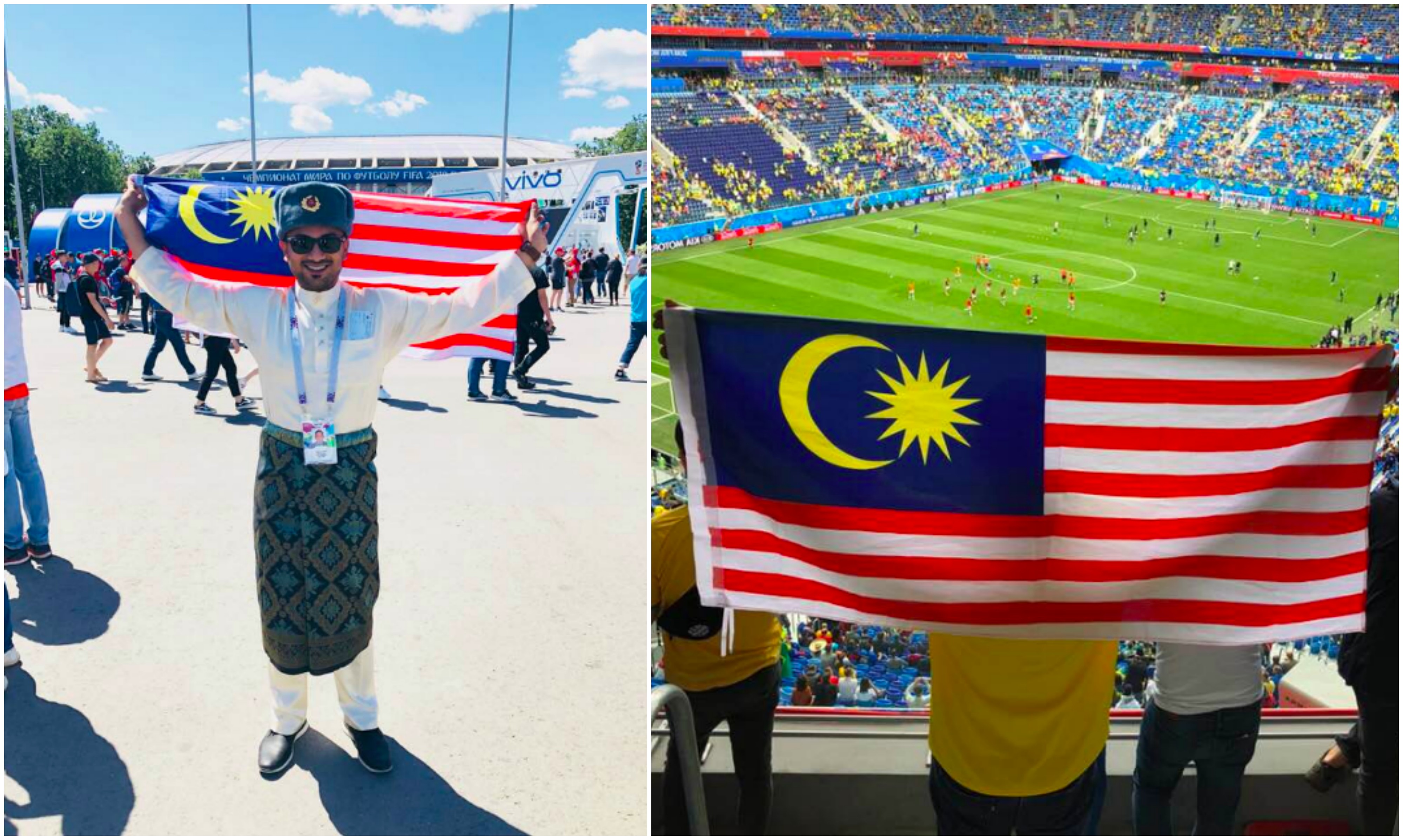 Haritu Bendera Pkr Kini Baju Melayu Jalur Gemilang Di World Cup Russia