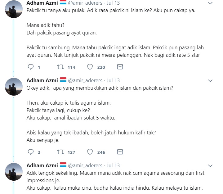 'Apa Yang Membuktikan Adik Islam?' – Soalan Deep Dari 