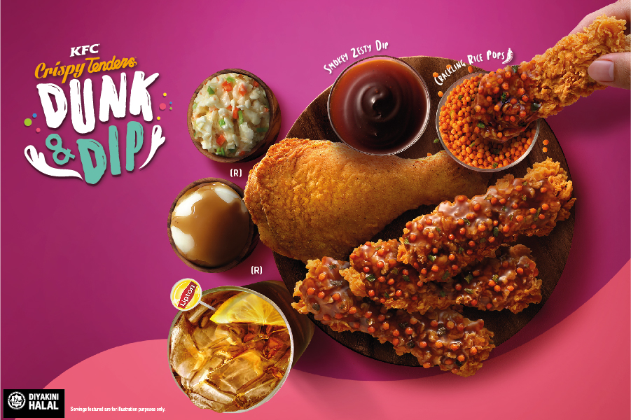 Jom Try KFC ‘Dunk & Dip’. Sedap Weh. Confirm Ulang Makan!