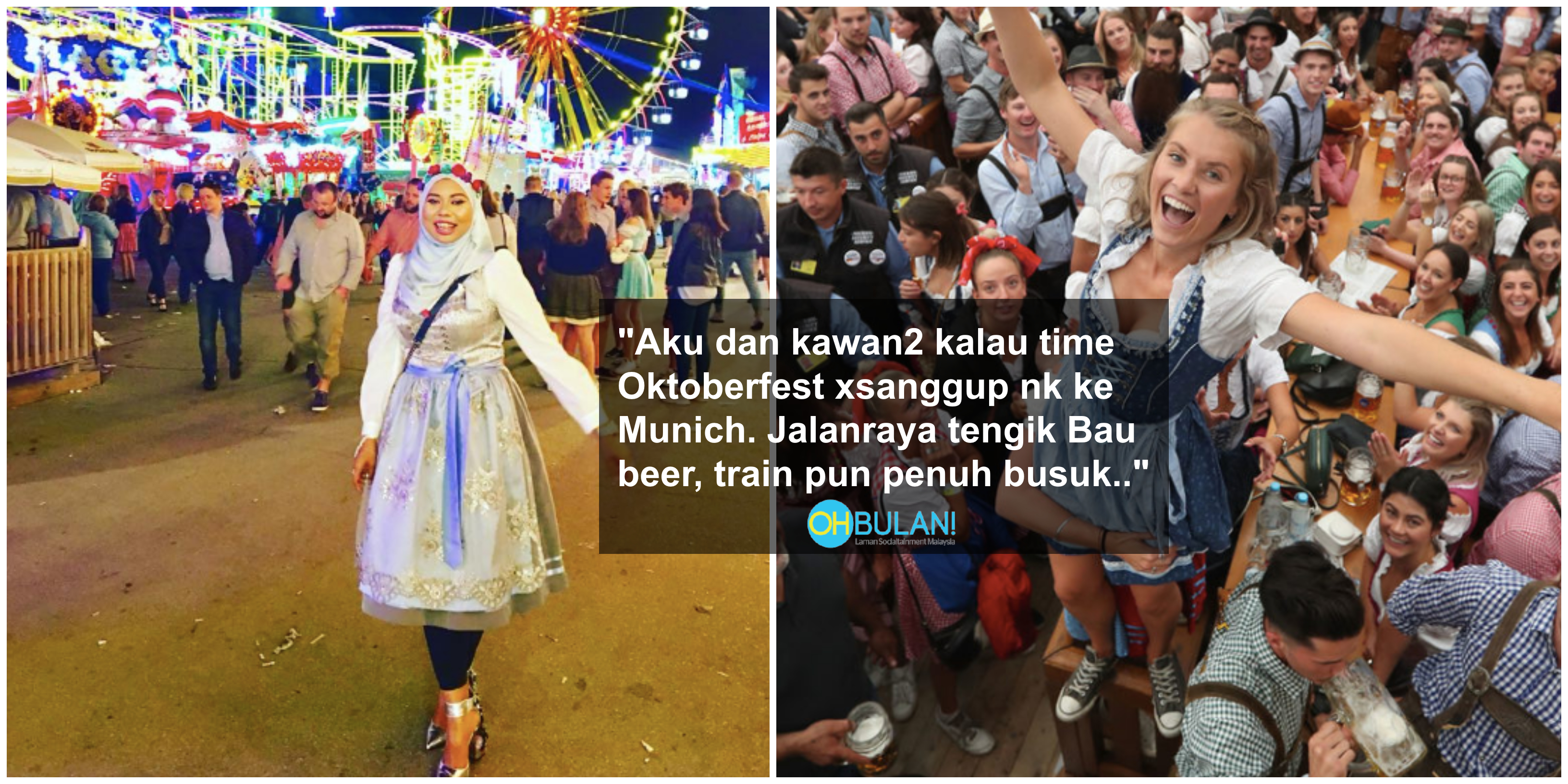 Jalanraya Tengik Bau Beer, Train Penuh Busuk Bau Alkohol- Gadis Ini Kongsi Sisi ‘Buruk’ Oktoberfest