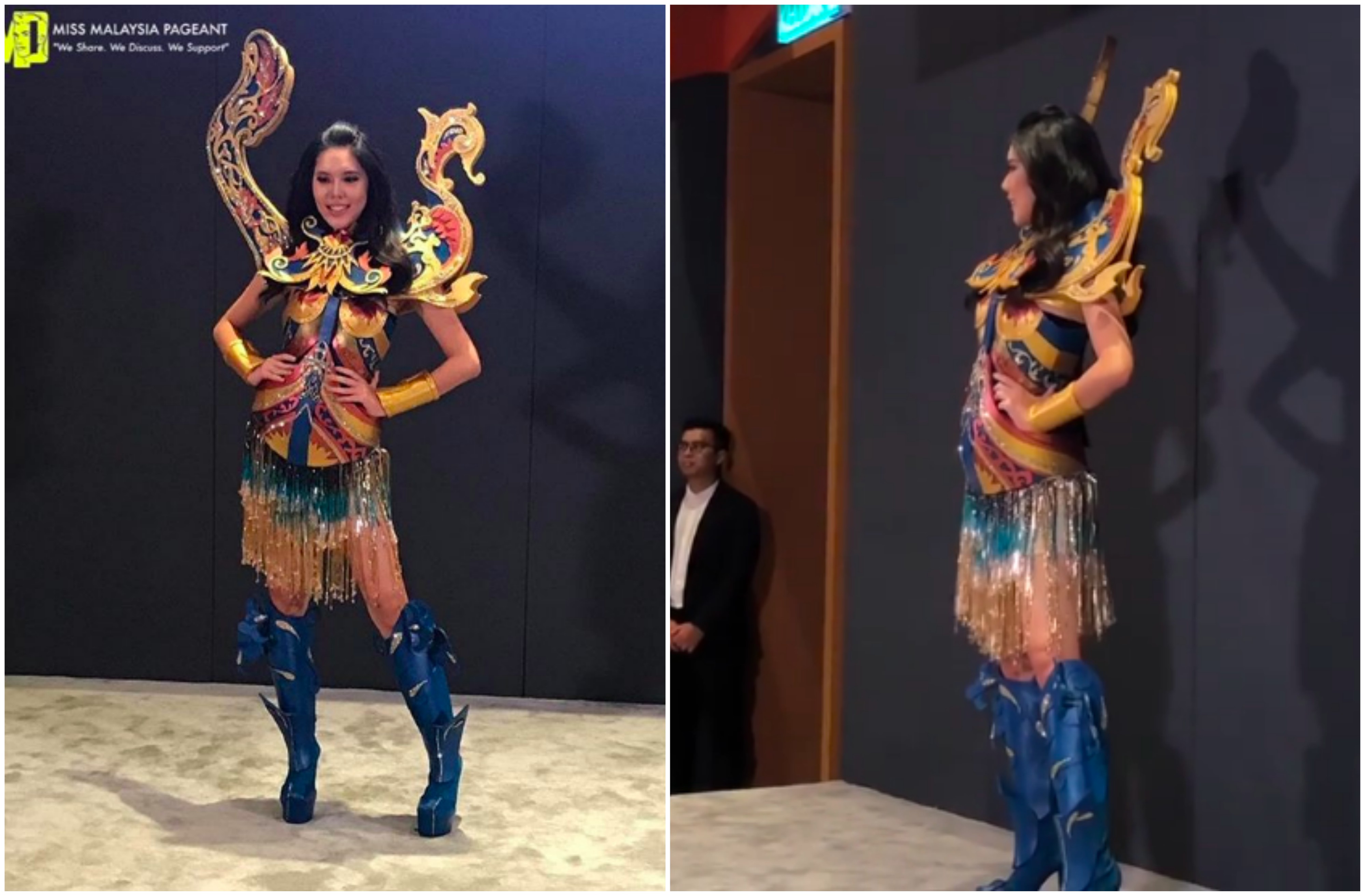 Selepas Dress Nasi Lemak, Miss Universe Malaysia Perkenal National Costume Ala Wonder Woman
